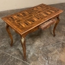 Antique Italian Inlaid Walnut Game Table
