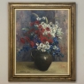 Vintage Framed Still Life Oil Painting on Canvas by L. Snijders dated 1964
