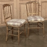 Pair 19th Century French Napoleon III Salon Chairs