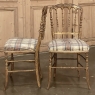 Pair 19th Century French Napoleon III Salon Chairs