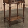 19th Century French Louis XVI Walnut Nightstand ~ Jewelry Cabinet