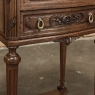 19th Century French Louis XVI Walnut Nightstand ~ Jewelry Cabinet