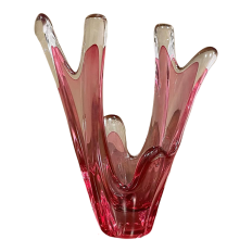 Mid-Century Hand-Blown Glass Centerpiece