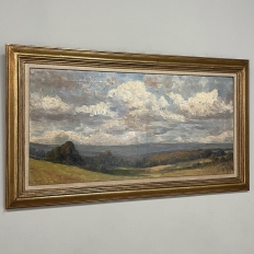 Antique Framed Oil Painting on Canvas by Walthere Jamar (1866-1950)
