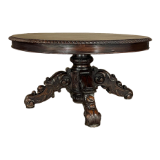 19th Century French Renaissance Oval Coffee Table