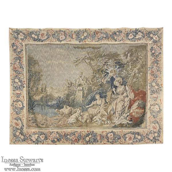 Vintage French Romantic Tapestry