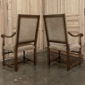 Pair Antique French Louis XIII Armchairs