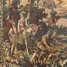 Vintage Flemish Tapestry of Hunt Scene