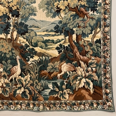 Vintage Flemish Landscape Tapestry
