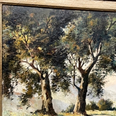 Vintage Framed Oil Painting on Panel by W. M. Therhaag (1900-1958)