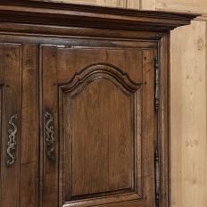 18th Century Rustic French Oak Quatre-Portes Wardrobe ~ Circa 1760s