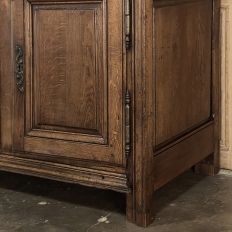 18th Century Rustic French Oak Quatre-Portes Wardrobe ~ Circa 1760s