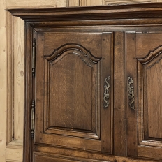 18th Century Rustic French Oak Quatre-Portes Wardrobe ~ Circa 1760s