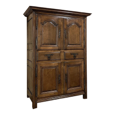 Early 19th Century Country French Four Door Wardrobe
