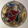 Decorative Stained Glass Medallion