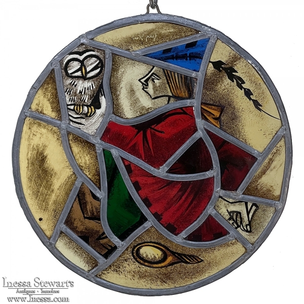 Decorative Stained Glass Medallion