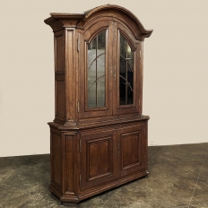 18th Century Dutch Bookcase ~ China Cabinet