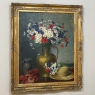 Vintage Framed Oil Painting on Canvas of Still Life signed Laenen