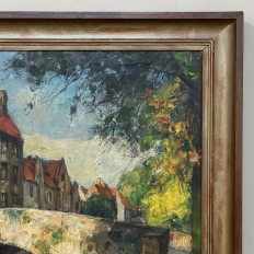 Framed Oil Painting on Canvas by Leo Mechelaere (1880-1964)
