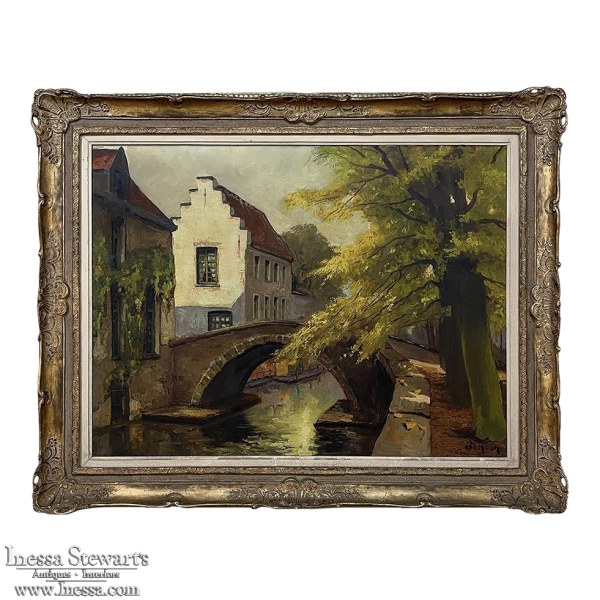 Framed Oil Painting on Canvas by deMoen