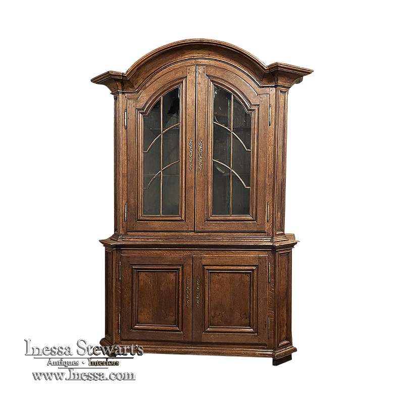 18th Century Dutch Bookcase ~ China Cabinet