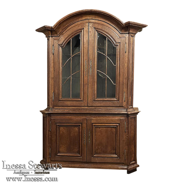 18th Century Dutch Bookcase ~ China Cabinet