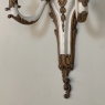 Pair Antique French Louis XV Painted Wall Sconces