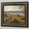Antique Framed Oil Painting on Canvas by Albert Caullet (1875-1950)