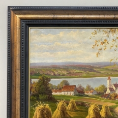 Antique Framed Oil Painting on Canvas by Albert Caullet (1875-1950)