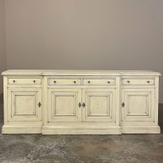 Neoclassical Painted Step-Front Buffet