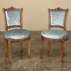 19th Century French Louis XVI Walnut Canape ~ Sofa