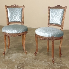 19th Century French Louis XVI Walnut Canape ~ Sofa