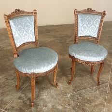 19th Century French Louis XVI Walnut Canape ~ Sofa