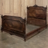 19th Century French Louis XVI Rosewood Queen Bed