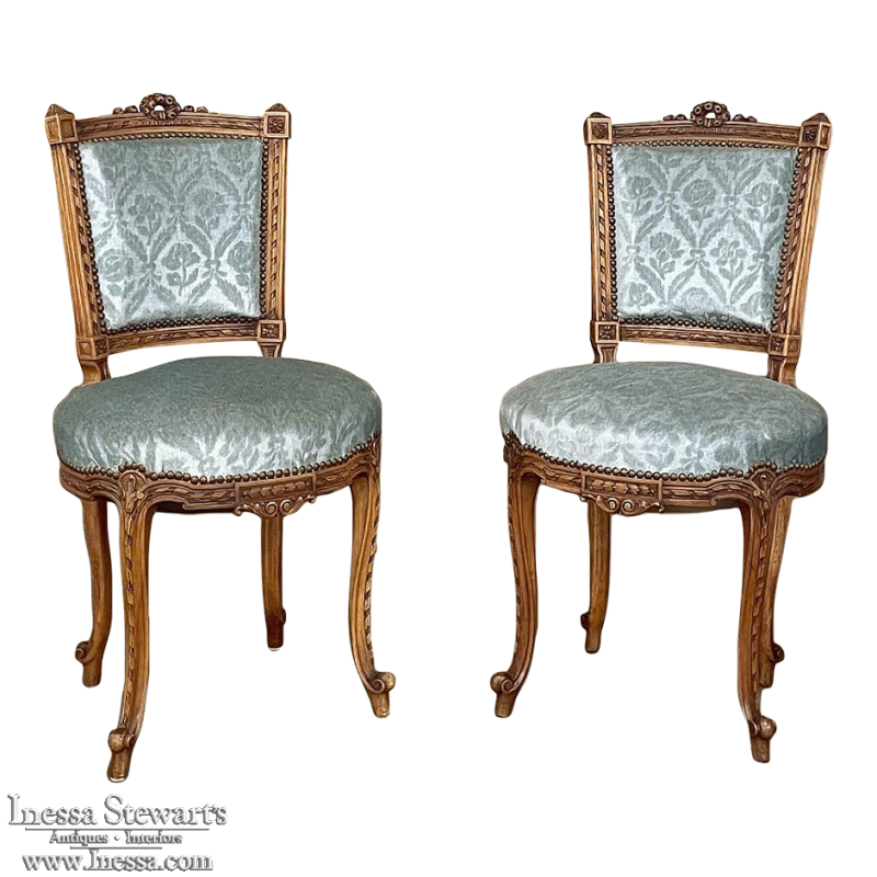 19th Century French Louis XVI Walnut Canape ~ Sofa