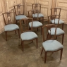 Set of 8 English Hepplewhite Dining Chairs