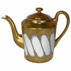 Antique Gilded Art Nouveau Limoges Teapot