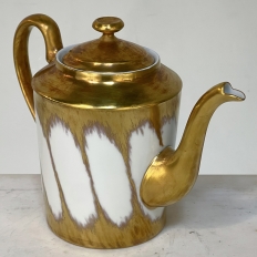 Antique Gilded Art Nouveau Limoges Teapot