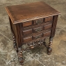 Antique French Barley Twist Petite Commode ~ Nightstand