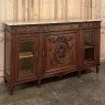 19th Century French Louis XVI Marble Top Display Buffet