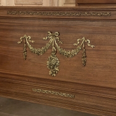 19th Century French Louis XVI Walnut QUEEN Bed