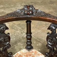 19th Century Italian Renaissance Corner Armchair