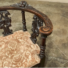19th Century Italian Renaissance Corner Armchair