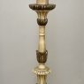 18th Century Hand-Carved & Painted Italian Candlestick Floor Lamp (converted)