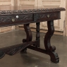 Antique French Renaissance Walnut Desk ~ Bureau Plat