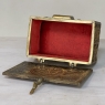 Antique French Gothic Bronze Jewelry Box