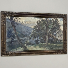 Antique Framed Oil Painting on Canvas by Berthe Otten-Rosier (1885-1973)