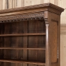 Grand Antique Neo-Gothic Open Bookcase