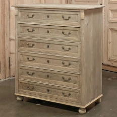 19th Century French Directoire Style Stripped Chiffoniere