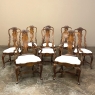 Set of 8 Queen Anne Dining Chairs includes 2 Armchairs